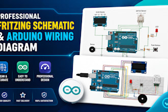 design fritzing schematic and arduino wiring diagram for circuit project