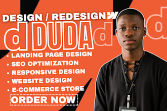 do duda website design, duda website redesign, and webador website design