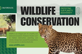 create wildlife conservation pitch deck zoo aquarium summer education pitch deck