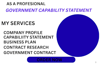write government proposal for your solitization