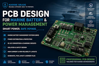 develop pcb for marine battery and power management