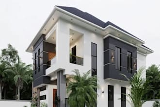provide architectural drafting and realistic 3d house design
