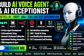 setup ai automation workflow, ai agent,n8n,chatbot,voice agent bot,ai system