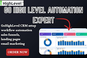 setup gohighlevel ghl automation workflows CRM and funnels