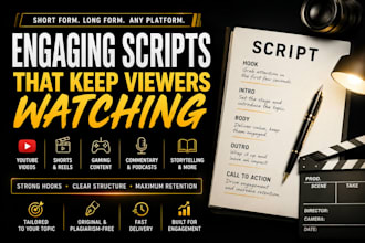 write a script for your content