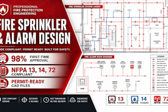 design fire sprinkler and fire alarm system riser diagram