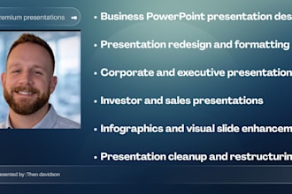 design a premium business powerpoint presentation