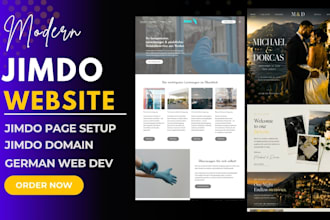 create jimdo website design jimdo landing page fix jimdo netcup domain redesign