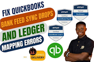 fix quickbooks online feed sync drops and ledger mapping errors