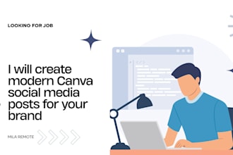 create modern canva social media posts
