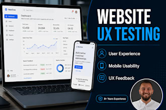 test your website usability and user experience