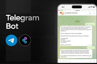 develop ai telegram bot with automation and openai