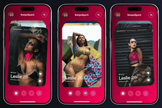 develop online dating app, chat app, tinder clone app, matchmaking app