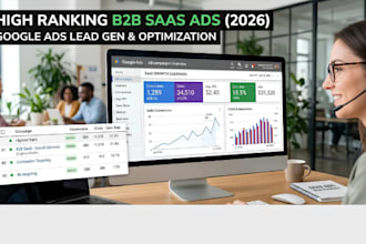 set up b2b google ads lead generation for saas companies