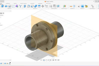create 2d and 3d cad designs in autocad solidworks catia and fusion