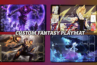 do custom board game playmat, yugioh playmat, mousepad deskmat, fantasy playmat