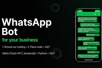 build a whatsapp bot or automation script for your business