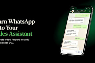 build an automated whatsapp ordering bot for your business
