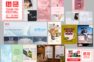 design promotional material like posters, soc med post, etc
