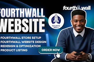 fourthwall website setup design redesign fourthwall merch store fourthwall store