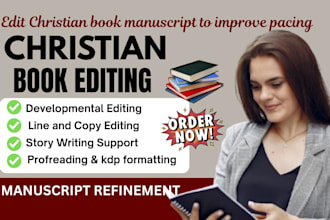 christian book manuscript critique and story development for indie authors