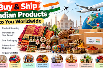 buy and ship indian product to you worldwide
