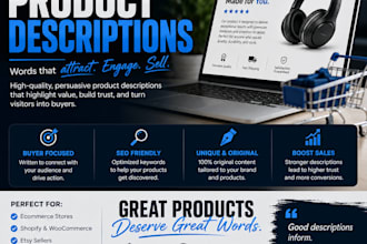 write polished product descriptions