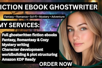 ghostwrite fiction fantasy romance sci fi or mystery ebook