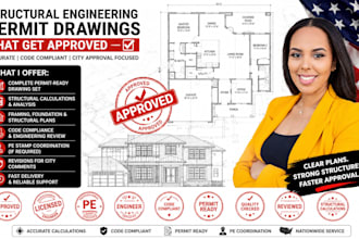 structural engineer permit drawing ohio california arizona tx florida pe stamp
