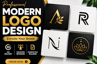 design a modern minimalistic logo for brand identity