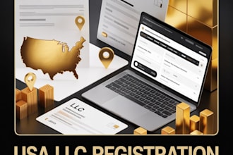 register USA llc in delaware wyoming florida with ein virtual address