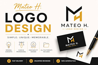 design a proffesional logo for you