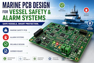 create marine pcb for vessel safety and alarm system