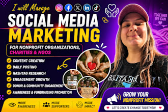 manage social media marketing for nonprofit organizations charities and ngos