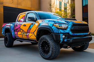 vehicle wrap, car wrap design