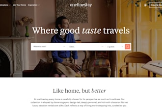 build a vacation rental website short term rentals property management website