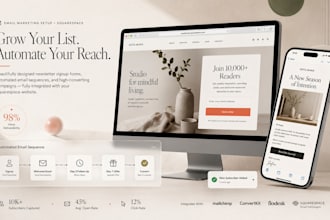 setup squarespace email marketing newsletter signup form campaign automation