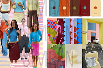 create professional fashion moodboards and trend boards