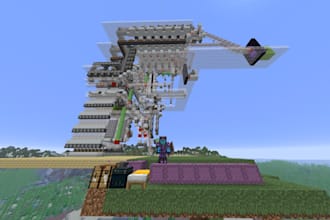 build you a minecraft farm or build on any server