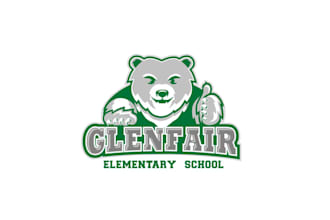 design super greatest glen fair elementary logo