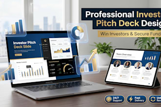 design pitch deck, investor pitch deck winning investor pitch deck on powerpoint