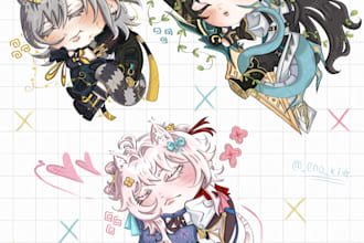 draw cute chibi characters