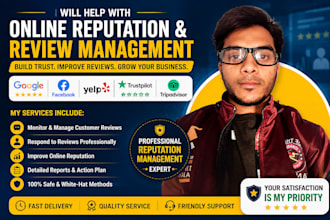 help with online reputation and customer feedback management