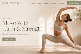 design squarespace yoga studio website spiritual coaching retreat center website