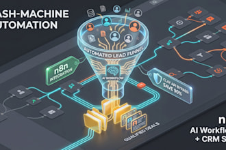 build an automated ai lead funnel with n8n and CRM integration