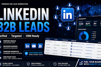 build targeted linkedin leads and verified b2b prospect lists