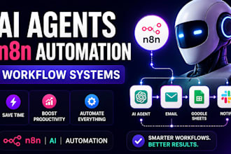 build n8n ai agent, n8n automation, n8n workflow and ai workflow automation