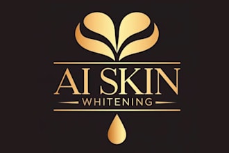 design professional classic skin whitening logo