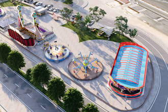design theme park, water park, fairground ride, entertainment facility design