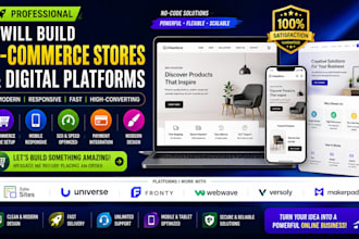build zoho sites universe fronty webwave versoly makerpad ecommerce wesite
